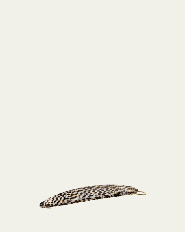 Oblong Tige Boule Barrette - Classic